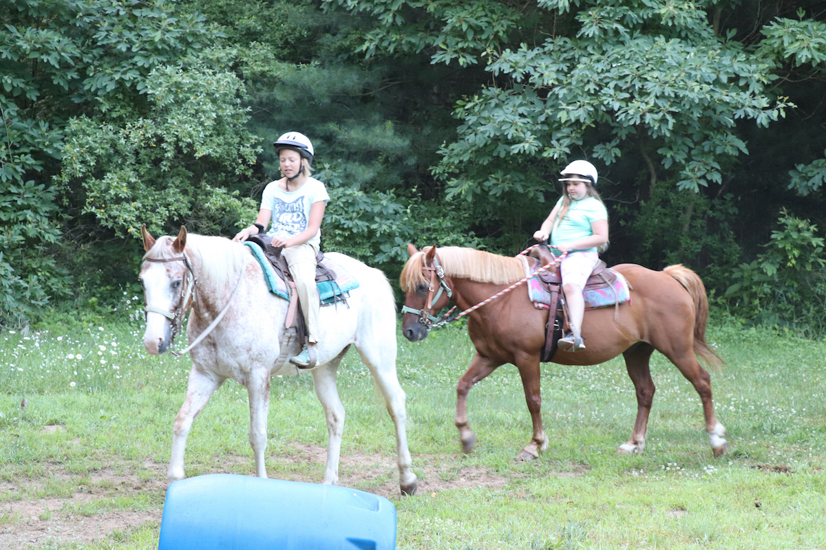 Horsemanship Campers at Pine Ridge